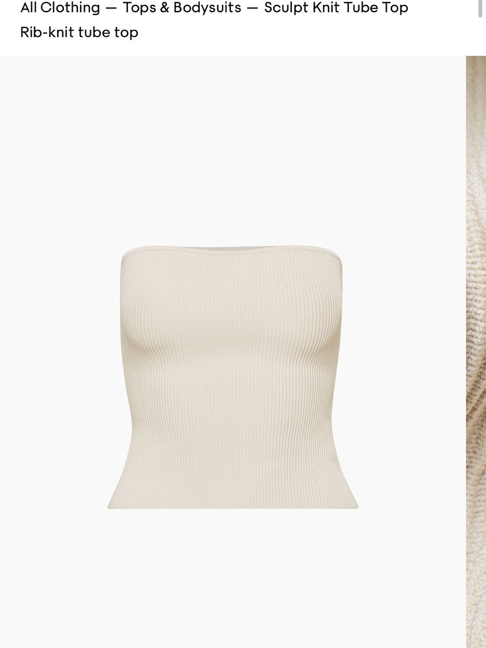 Aritzia Sculpt Knit Tube Top